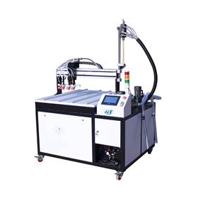 双组份落地式多头灌胶机